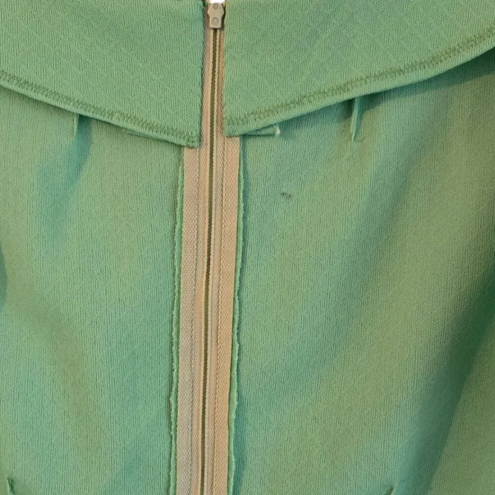 Vintage 1960s 70s Handmade Green A-Line Sleeveless Dress - Picture 11 of 11